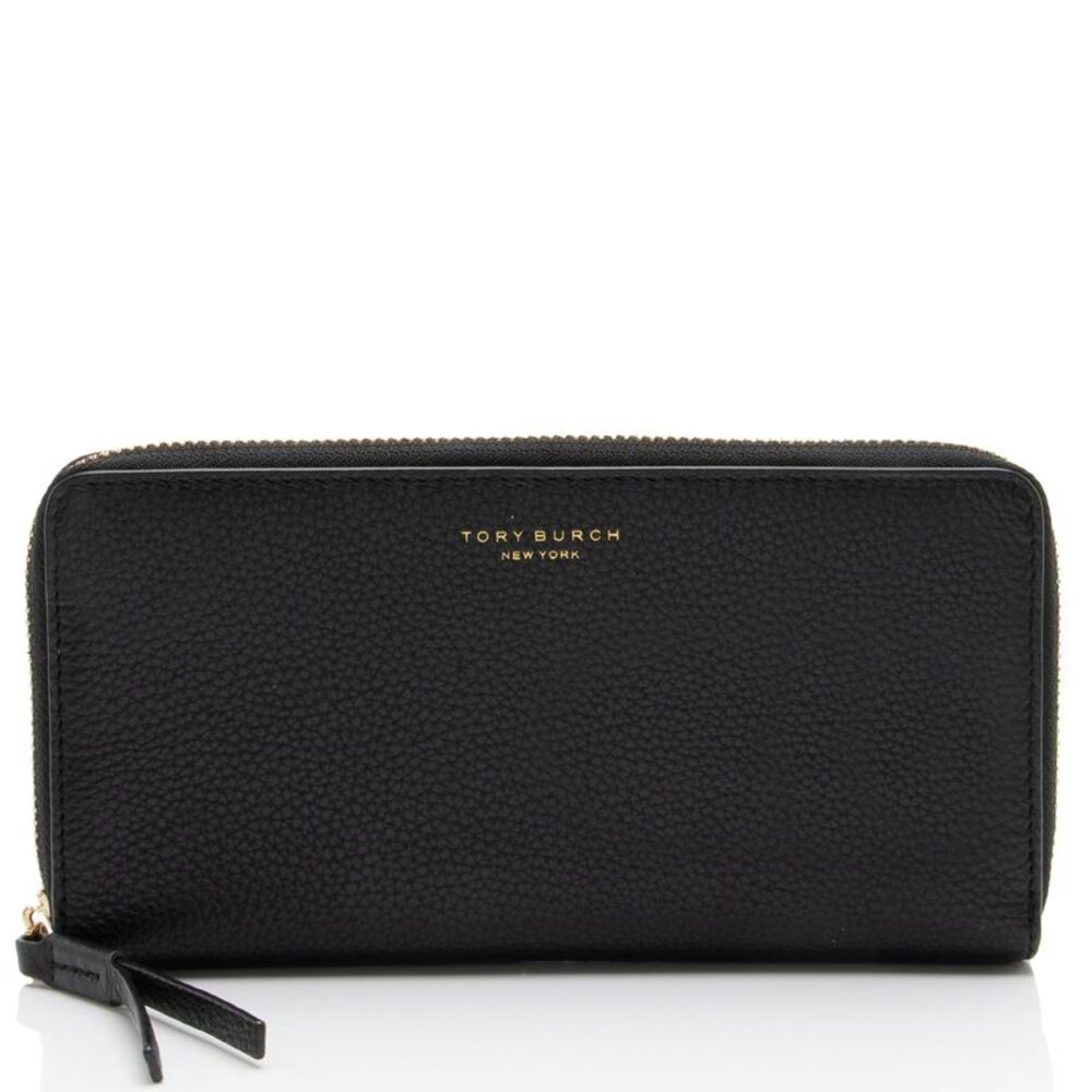 Tory Burch Leather Zip Around Wallet